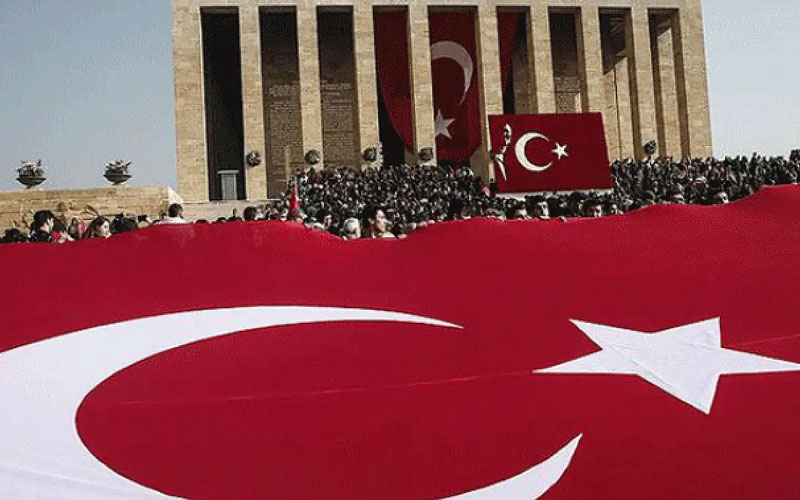 cérémonie du Mausolée d'Ataturk