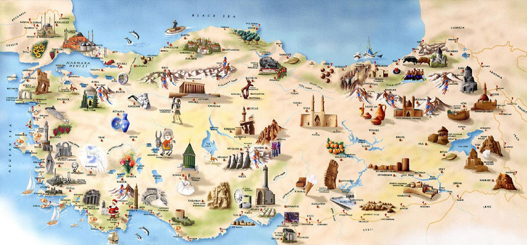 La Carte de la Turquie