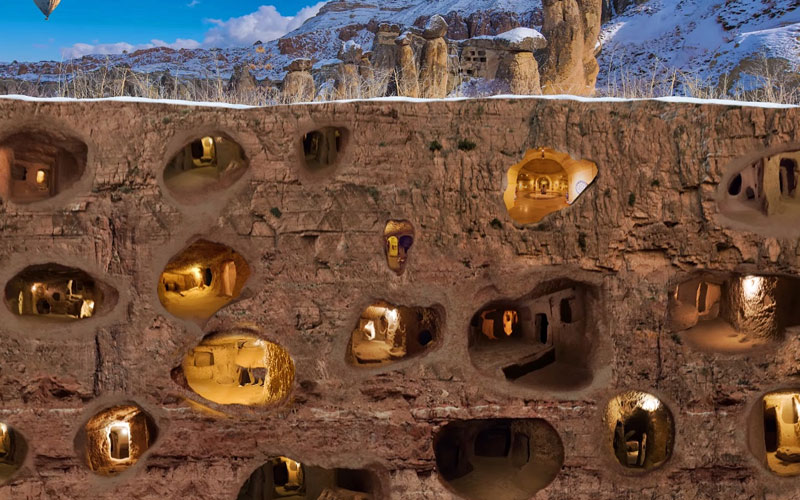 la ville souterraine Cappadoce - que faire en cappadoce